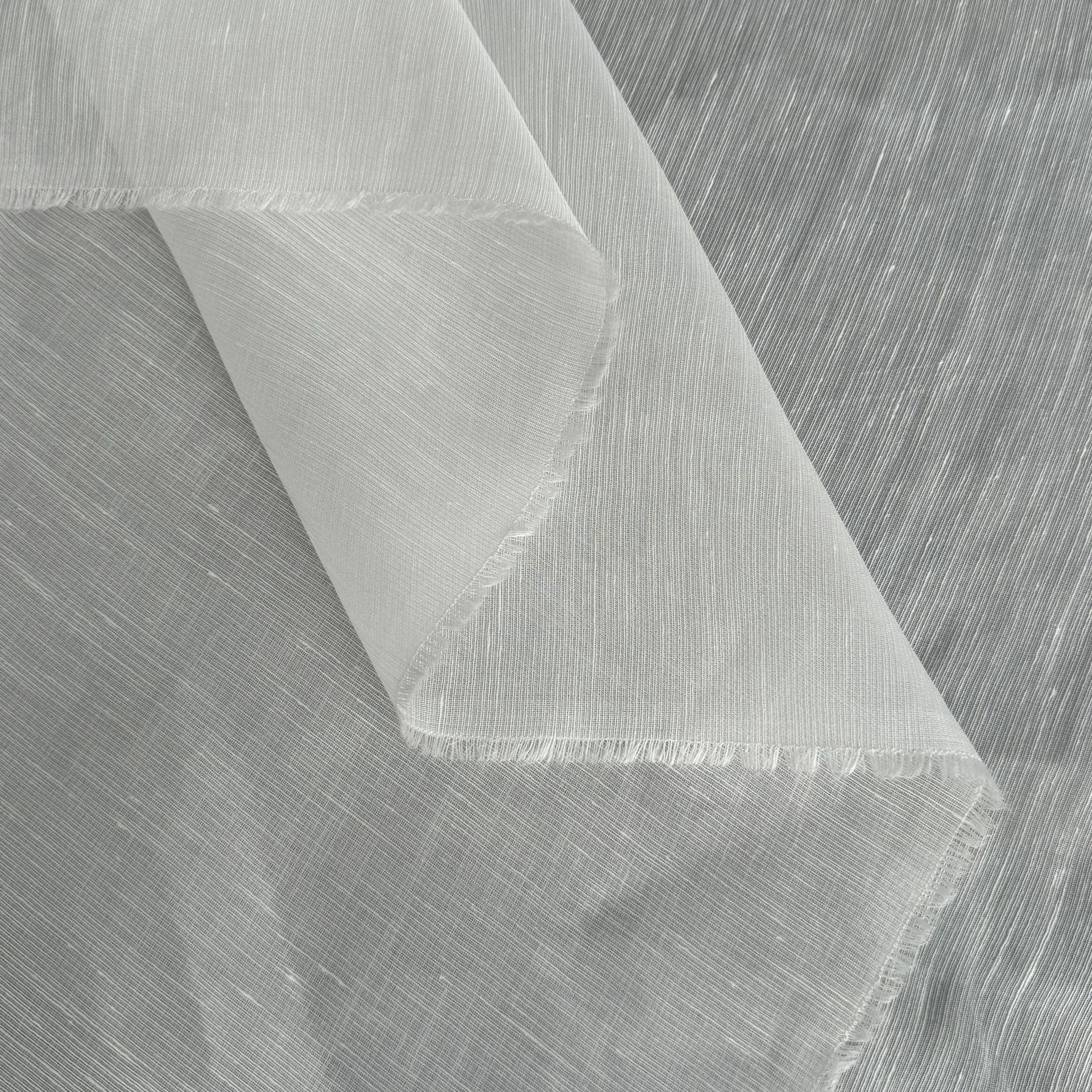 Factory Direct Supply of New Clothing Fabrics 14mm Silk and Linen Plain Bamboo Hemp Linen Real Mulberry Silk Interwoven Fabrics