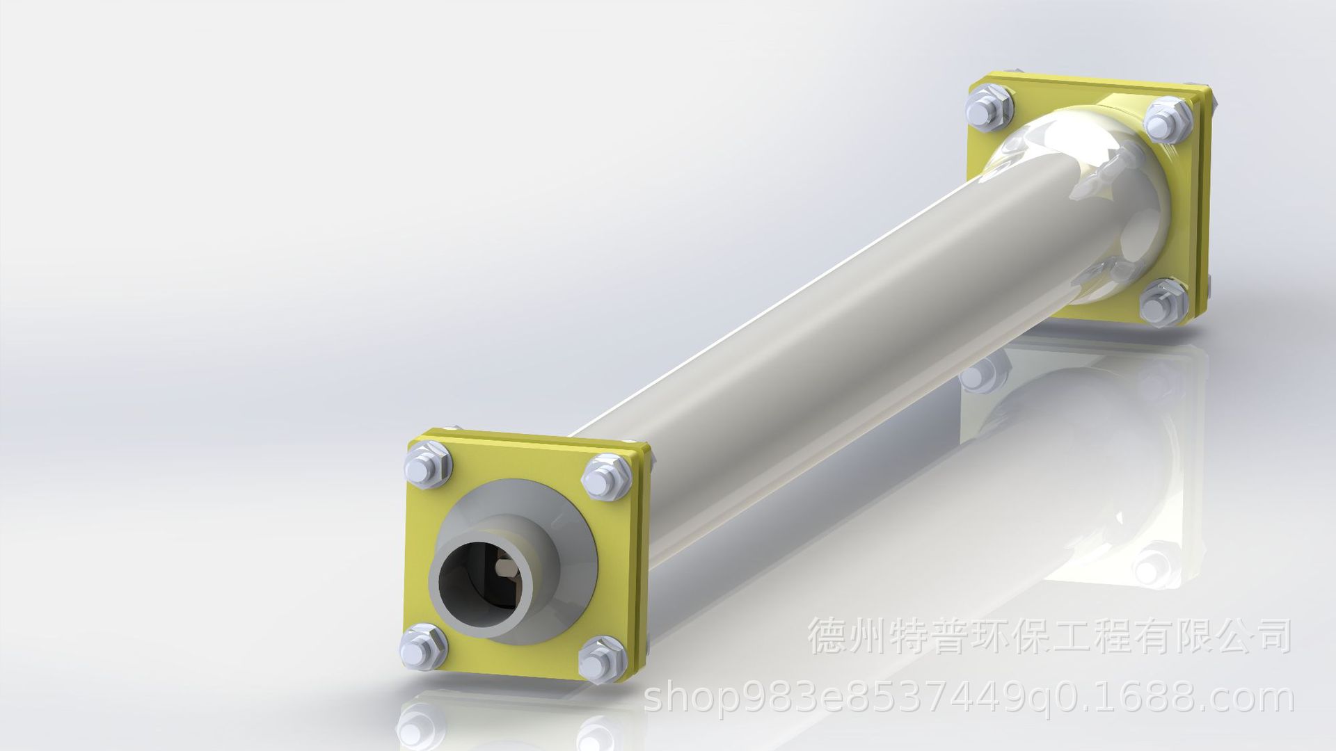 Sodium hypochlorite generator supply tube electrode, titanium electrode