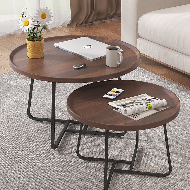 Factory Direct Sales Light Luxury Nordic Modern Coffee Table Living Room Round Sofa Side Table Corner Table Creative Solid Wood Small Tea Table