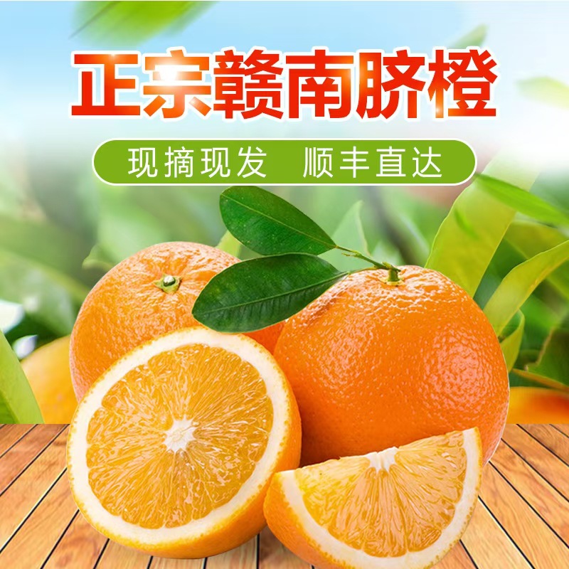 Jiangxi Authentic Gan Nan Navel Oranges Fresh Vitamin C Fruit Seasonal Premium Whole Box 10kg 20 Gift Box Oranges Wholesale