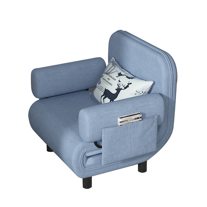 Fabric Sofa Bed, Simple Folding, Suitable for Living Room, Office, Rental Apartment, Small Apartment, Dual-Use Sofa, Multifunctional Folding