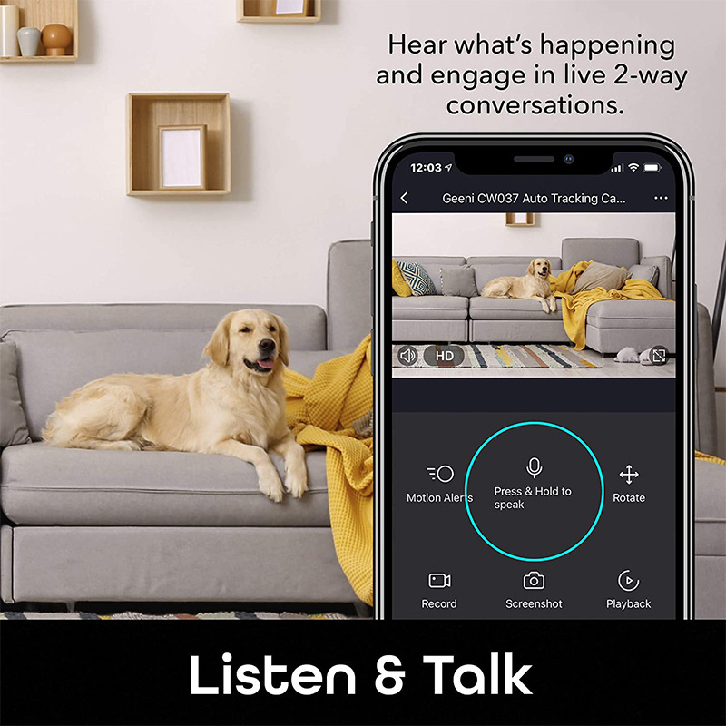 Cross-border explosions graffiti smartphone remote monitoring tuya pt cam indoor shake head machine wireless camera