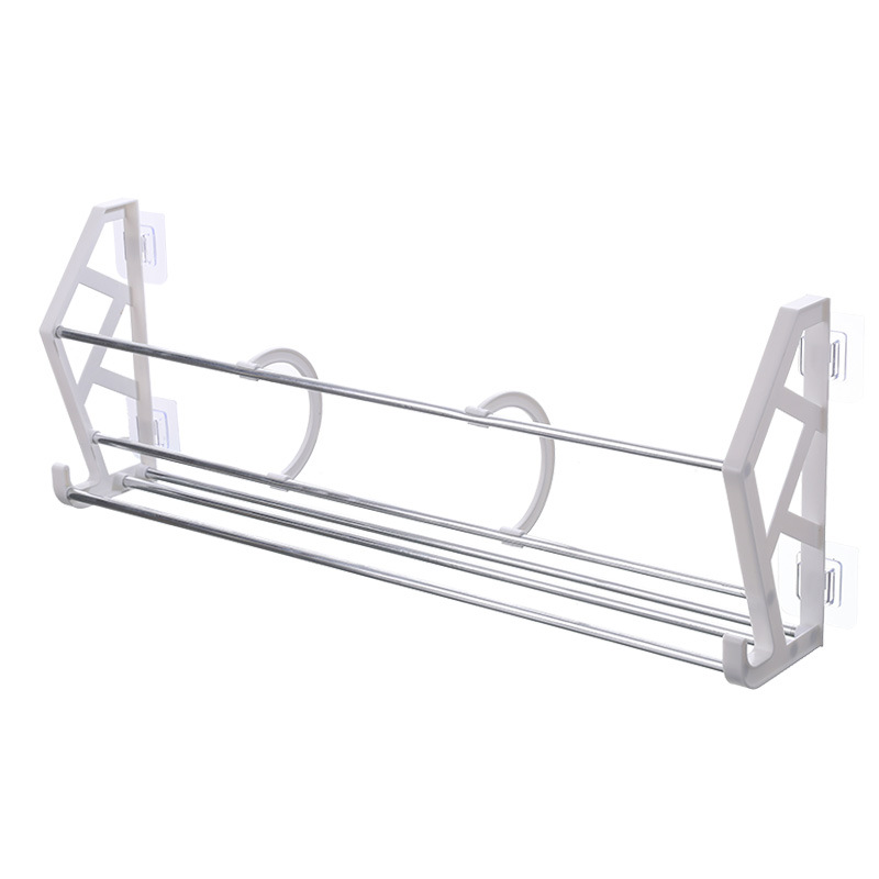 The Philippines's Best-Selling Punch-Free and Nail-Free Door Behind Simple Shoe Rack Assembly Shoe Rack Bathroom Slipper Rack Wall-Mounted Storage Rack