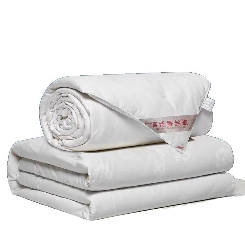 100% Mulberry Silk Quilt Summer Cool Air Conditioning Spring and Autumn Quilt Winter Quilt Cotton Two-in-One Mother Quilt Core Wedding Accompanying Quilt