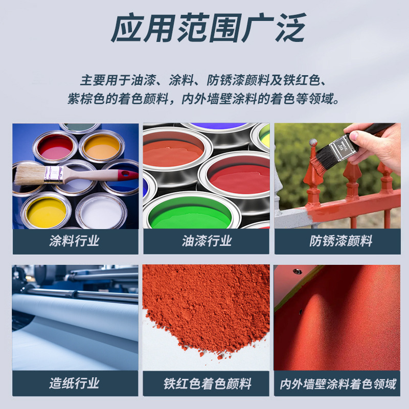 Iron Oxide Red 168 Iron Oxide Pigment for Rubber Concrete Iron Red Powder for Paint Coatings and Fertilizers