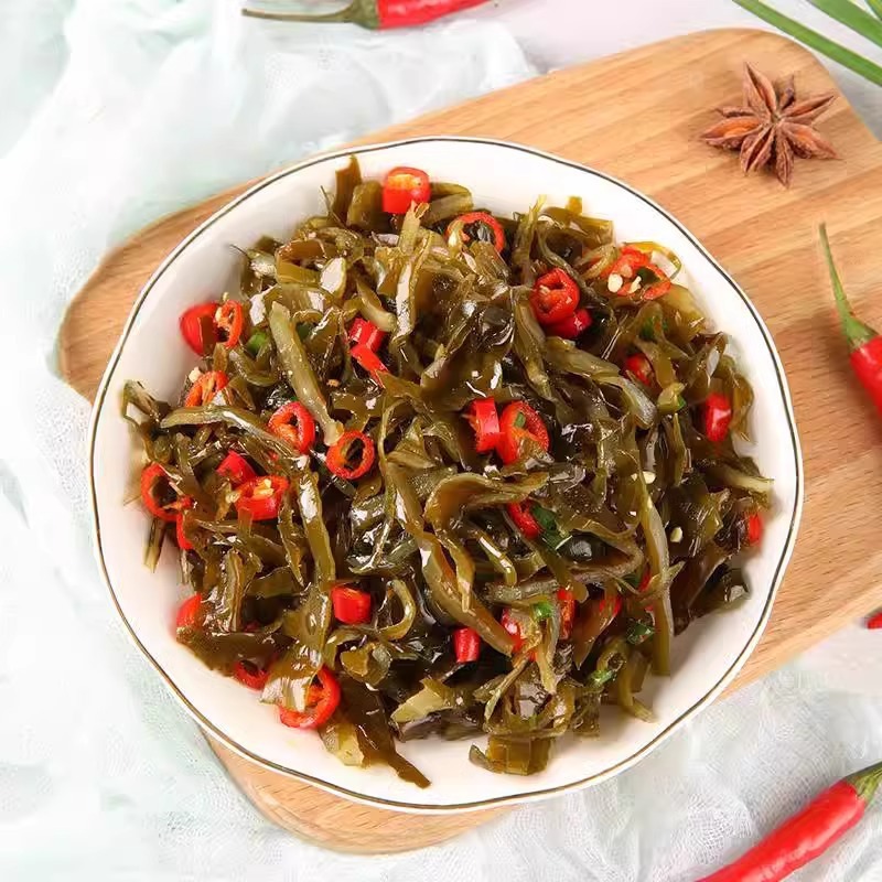 Instant Spicy Seaweed Strips Appetizer Snack 13g Commercial Wholesale Breakfast Side Dish Pickles