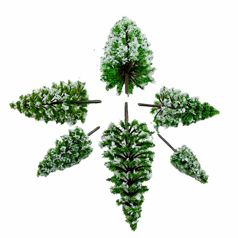 Sand Table Model Tree Mini Cedar Tree Scene Micro Landscape Small Tree Handmade DIY Landscaping Finished Plastic Cedar Tree