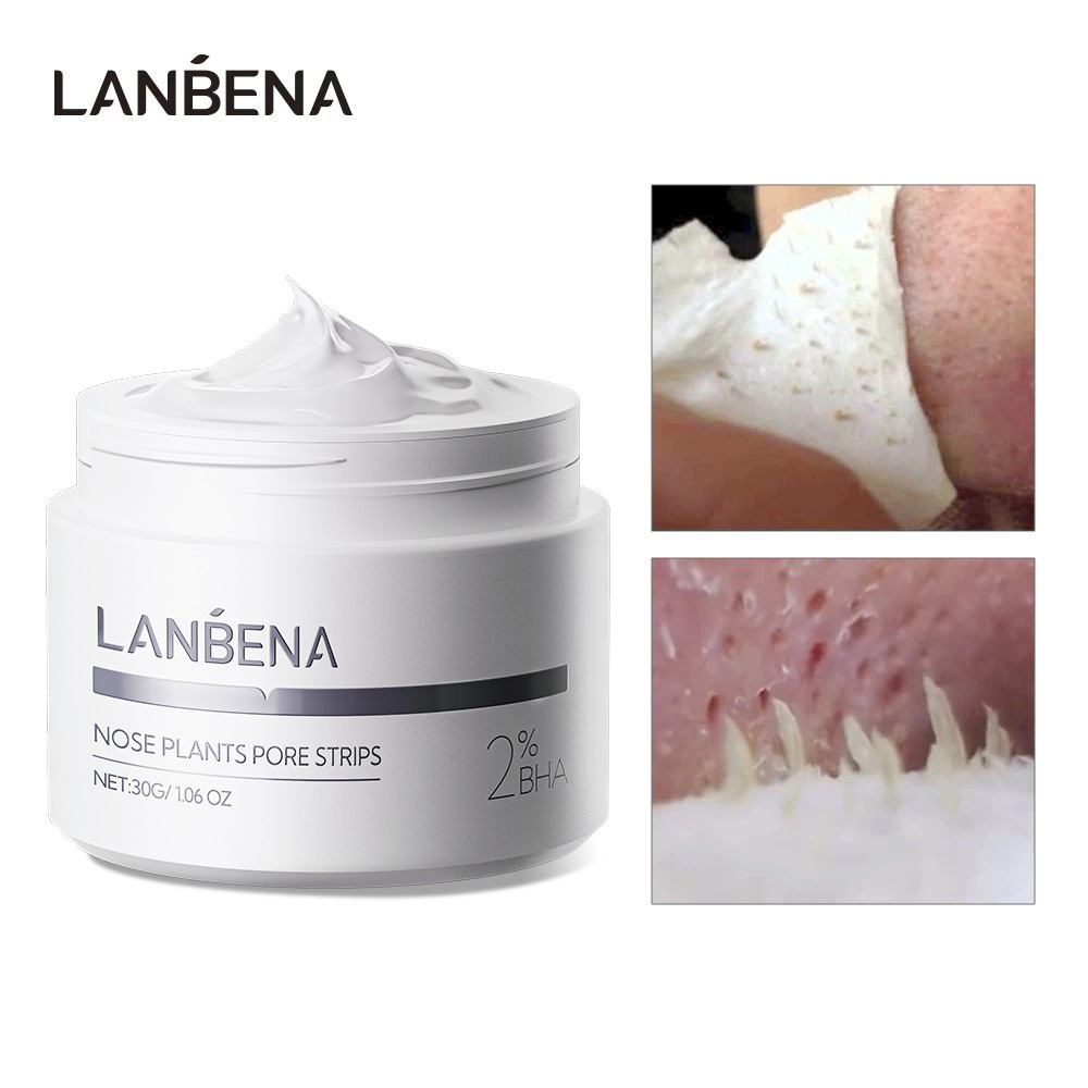 LANBENA blue beina blackhead nasal mask with 60 sheets of paper blackhead tearing