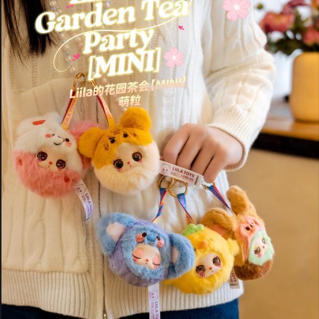 New Product Bubble Mart Babythree Baby Three-Year-Old Lila's Garden Tea Party Plush Trendy Blind Box Wholesale