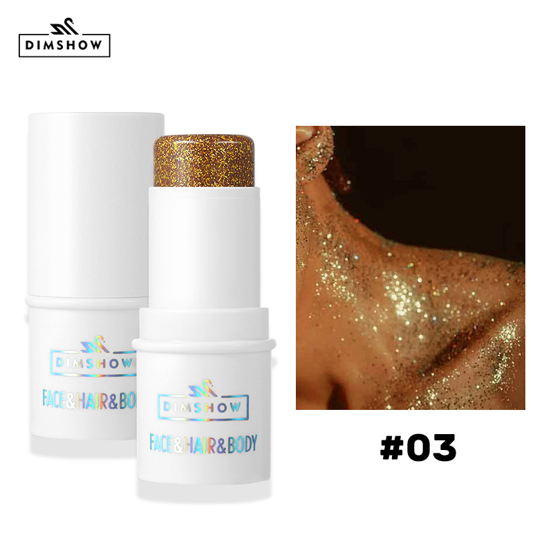 Cross-border makeup 8-color stage makeup face flash eye shadow beauty makeup colorful body sequins stick foreign trade wholesale