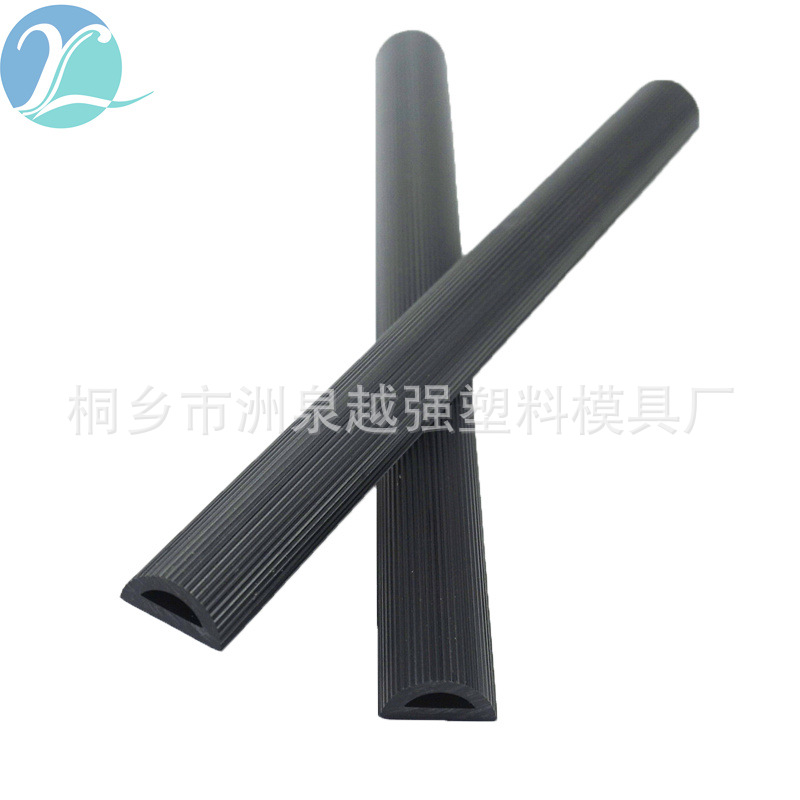 Plastic Semi-Circular Tube Abs Special-Shaped Tube Plastic Decorative Tube Extrusion Seal Strip Product Anti-Collision Tube Support Tube Guide Tube