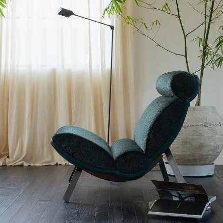 Italian Nordic Single Sofa Chair Light Luxury Single Internet Celebrity Sofa Chair Designer Casual Living Room Single Chair