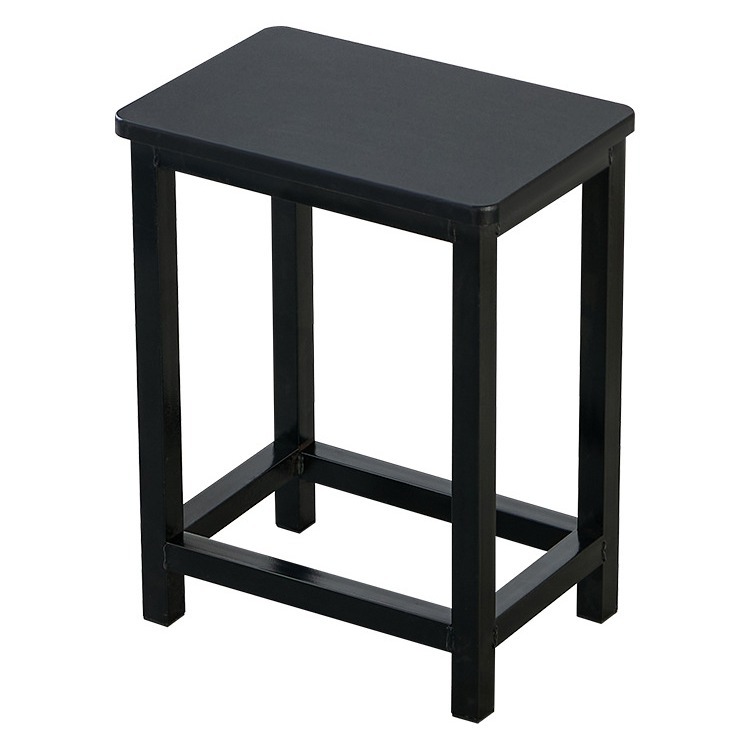Stool Training Square Stool Colorful Dormitory Stool Student Stool Thickened Fast Food Stool Canteen Iron Stool Adult High Stool