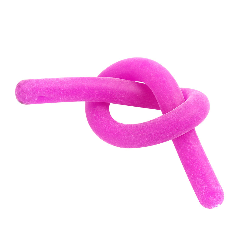 New Strange Stretch Decompression Tensile Noodle Rope Whole People Vent Toy Lala Le Soft Rubber Rope TPR Stretch Rope Batch