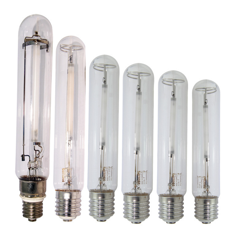 Philips High-Pressure Sodium Lamp Son-T 70W150W250W400W1000W E40 Yellow Light Straight Tube Plant