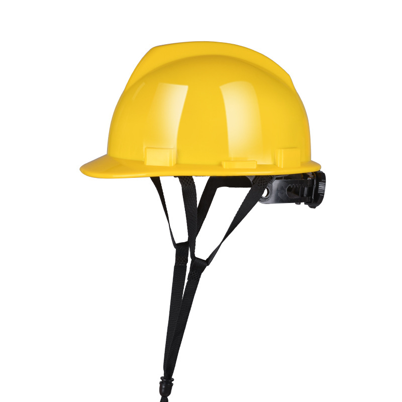 Anming Construction Site Safety Helmet V-Shaped National Standard Safety Helmet Anti-Smash and Shock-Resistant Construction Site Safety Helmet Protective Cap