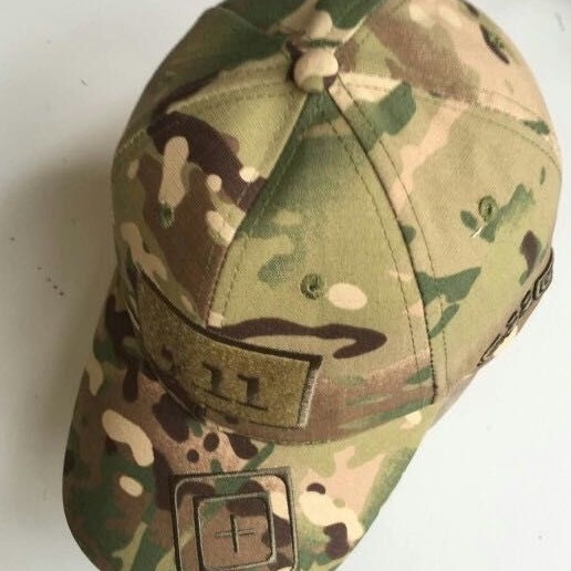 Cross-Border 5.11 Velcro Target Baseball Cap for Men and Women Embroidered Outdoor Tactical Jungle Casual Duck Tongue Military Fan Hat