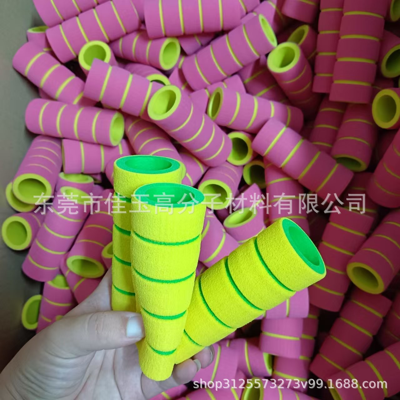 Wholesale racket handle cover sponge handle cover rubber plastic handle cover two-color shockproof warm bicycle accessories