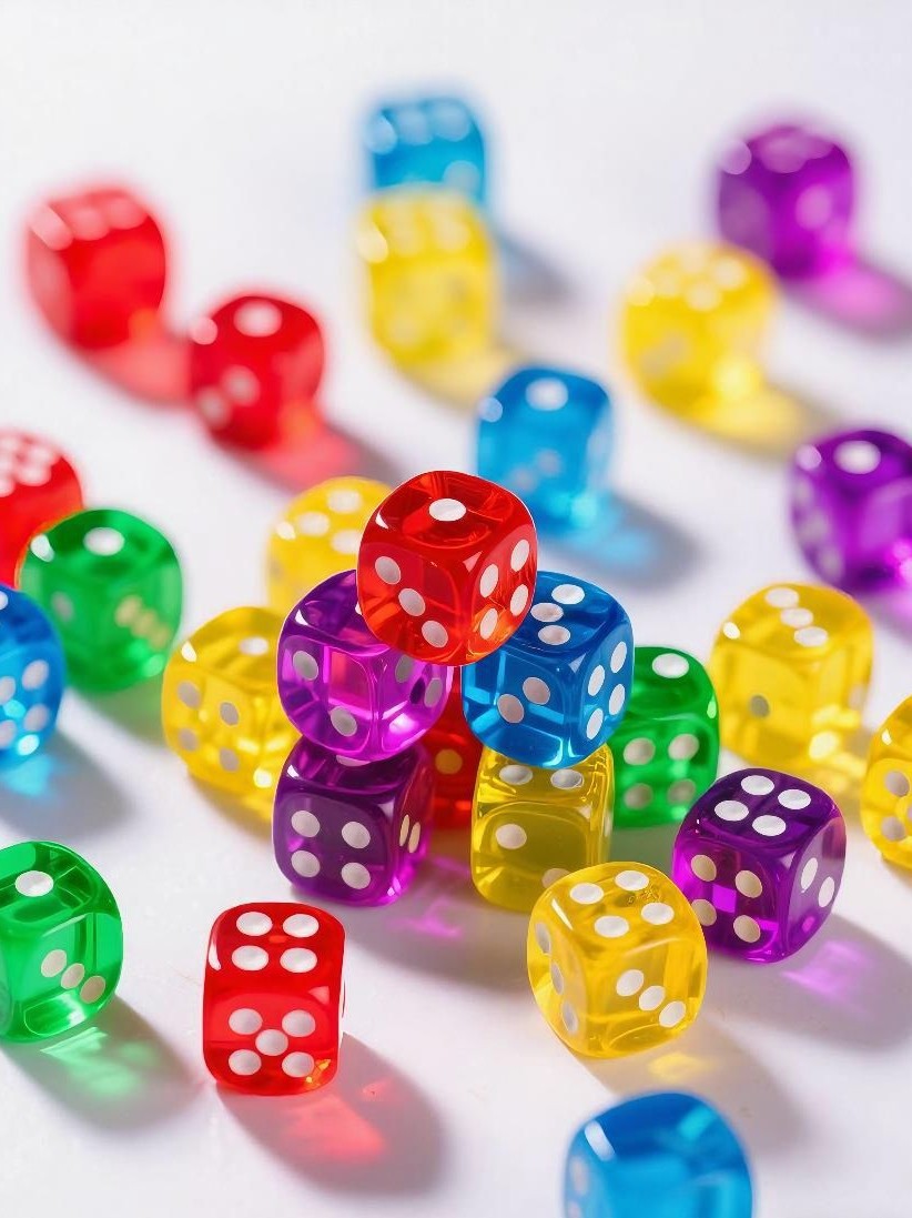 14мм прозрачные цветные пластиковые 6-гранные аксессуары для настольных игр, игровые реквизиты, кристаллические акриловые кубики