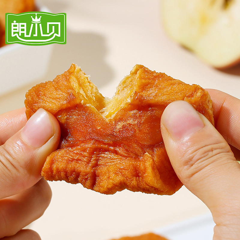 Lang Xiaobei Yantai Red Fuji Apple Dried Three Steamed Three Sun-Dried Apple Dried Boxed Fresh Soft Glutinous Sweet Snack