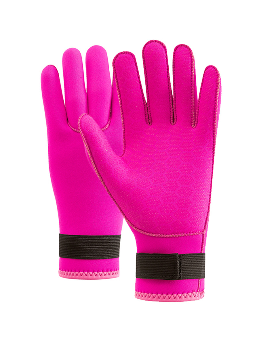 Spot 3mm Swimming Diving Gloves Women's Non-slip Wear-resistant Scratch-resistant Fishing Adult Warm Cold-proof Snorkeling Gloves for Men