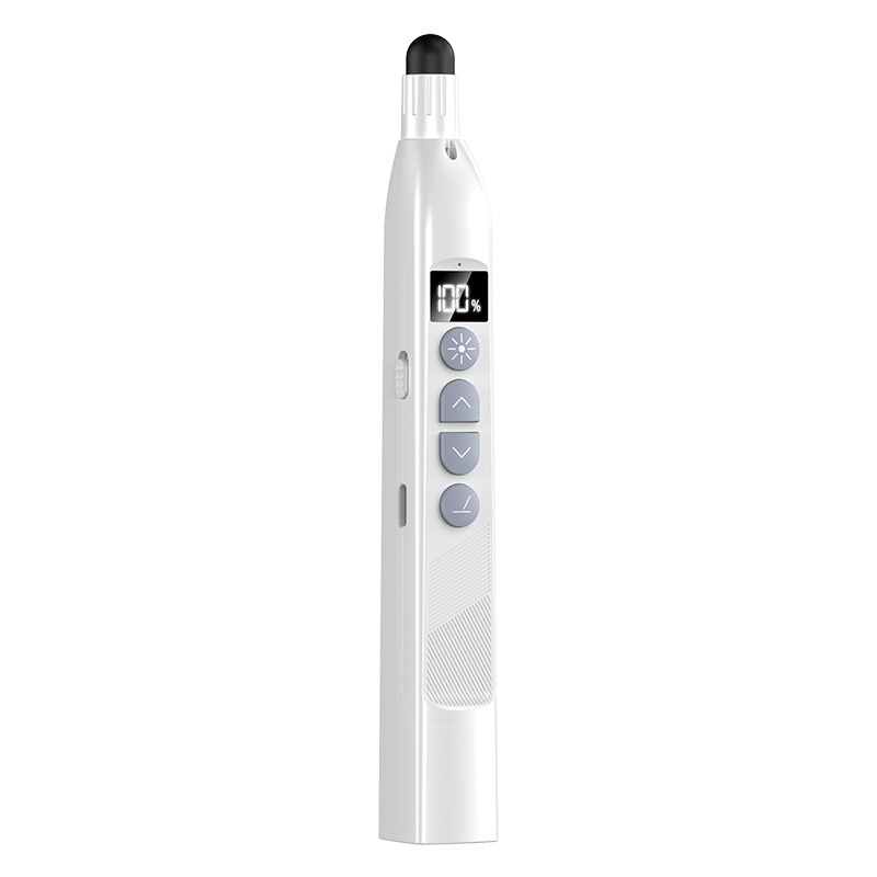 Telescopic Timing Pointer Page Turning Pen S18Pro Teacher Touch Control Laser Pointer Digital Display Upgrade