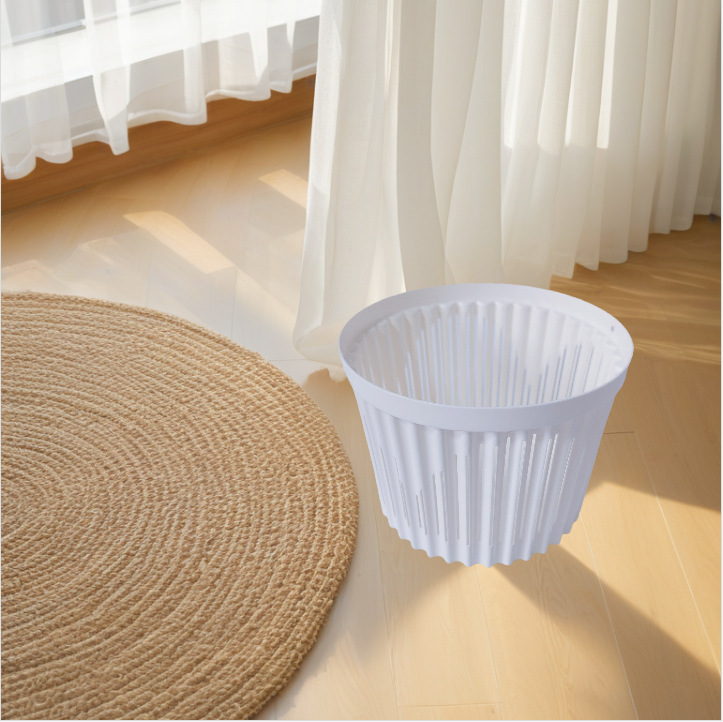 9102 Small Leather Rope Storage Basket Finishing Basket Plastic Basket Toy Storage Basket PU Combination
