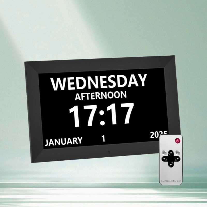 10.1inch Factory Direct Sales Smart Digital Clock Hd Lcd Screen Display U Disk Sd Card to Play Video Pictures