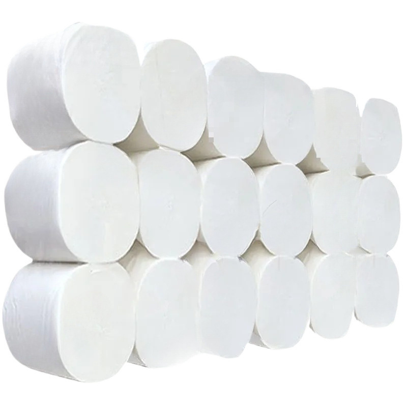 5kg Rolls of Toilet Paper Bulk Household Affordable Street Stall 5-Layer Thick Solid Roll Paper