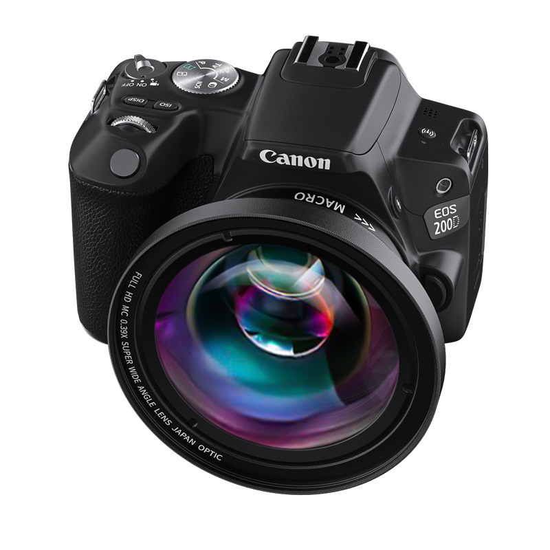 37/49/52mm Mirrorless Camera Lens Uv72Mm 0.39X Wide-Angle Macro Two-In-One with Additional Filters