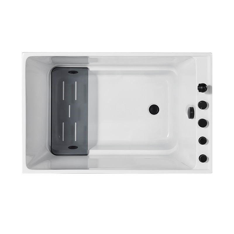 Bathtub Deep Soaking Japanese Bathtub Acrylic Bathtub Home Small Apartment Medicated Bathtub Hotel Seamless Massage Bathtub