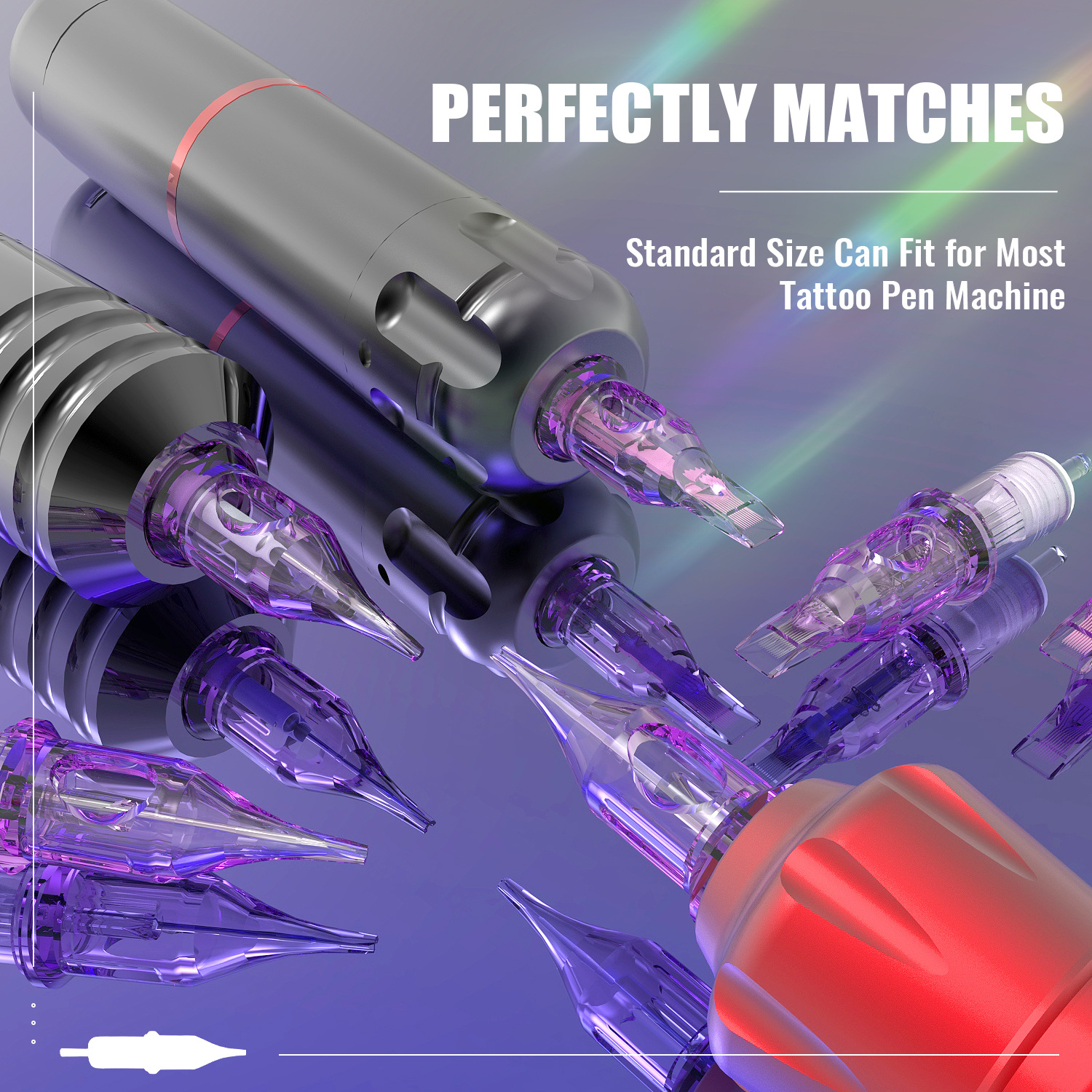 Yahao's New Thor Disposable Tattoo Needles, Professional Beauty Tools, Tattoo and Embroidery Integrated Needle Equipment, Wholesale Cross-Border