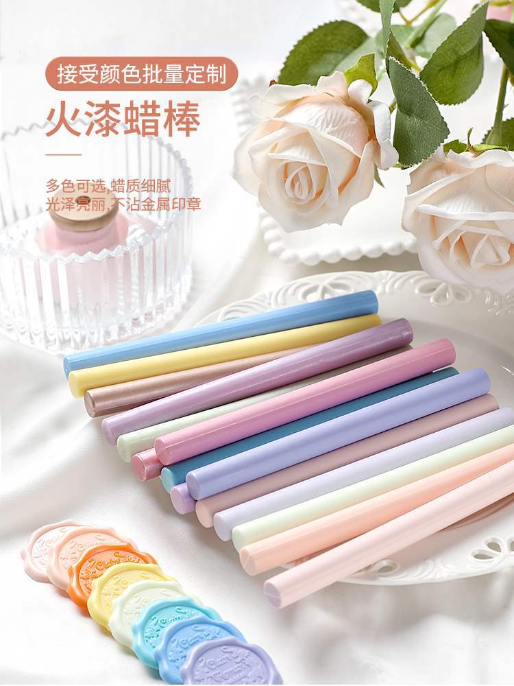 68-цветный винтажный восковый печать, яркие цвета, печать воска, круглая восковая палочка, пистолет для воска