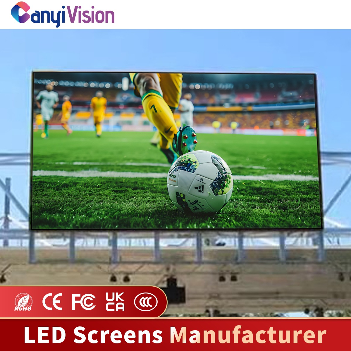 Уличный полноцветный светодиодный экран большой экран для наружной рекламы электронный экран