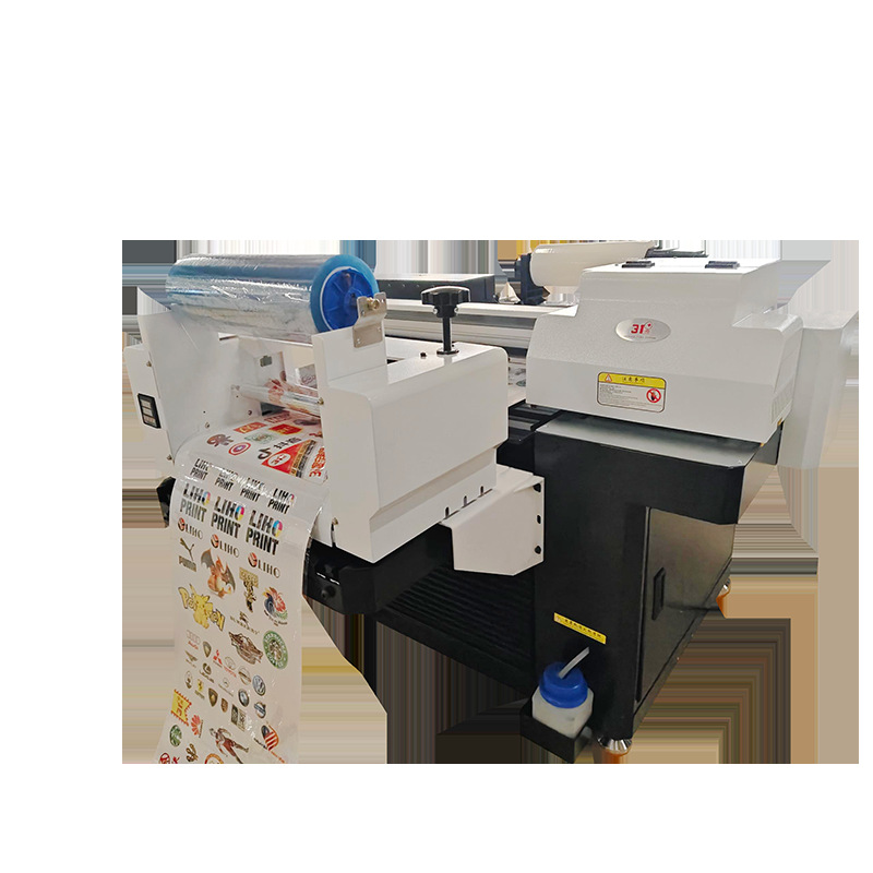 Factory 31 degree crystal standard uv printer transfer paste metal wood PVC trademark pattern coil flat machine