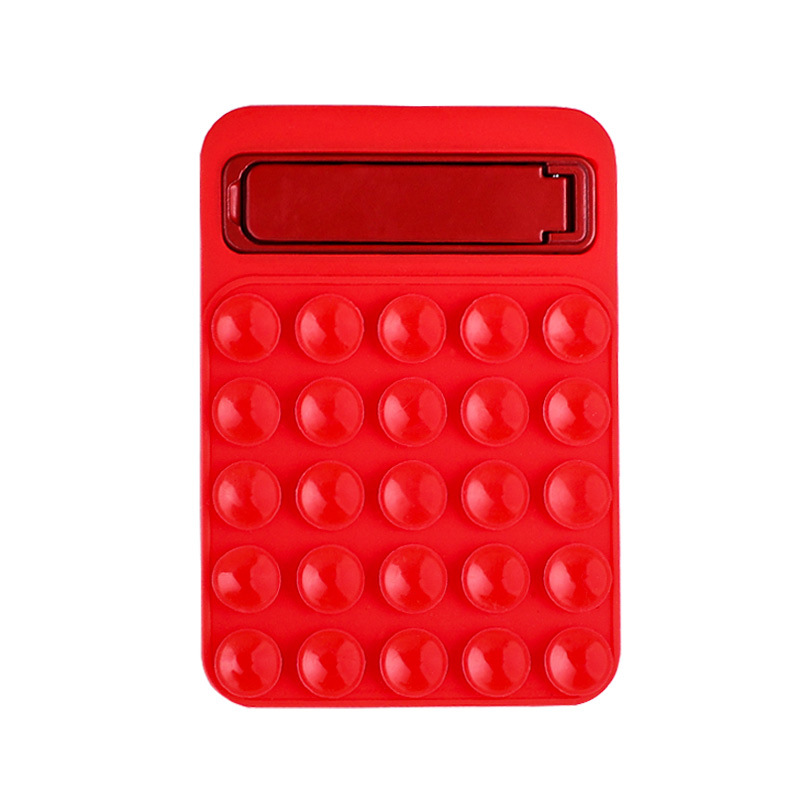 Silicone Suction Cup Holder Multifunctional Mobile Phone Case Back Sticker Folding Silicone Holder Glass Self-Adhesive Anti-Slip Desktop Holder
