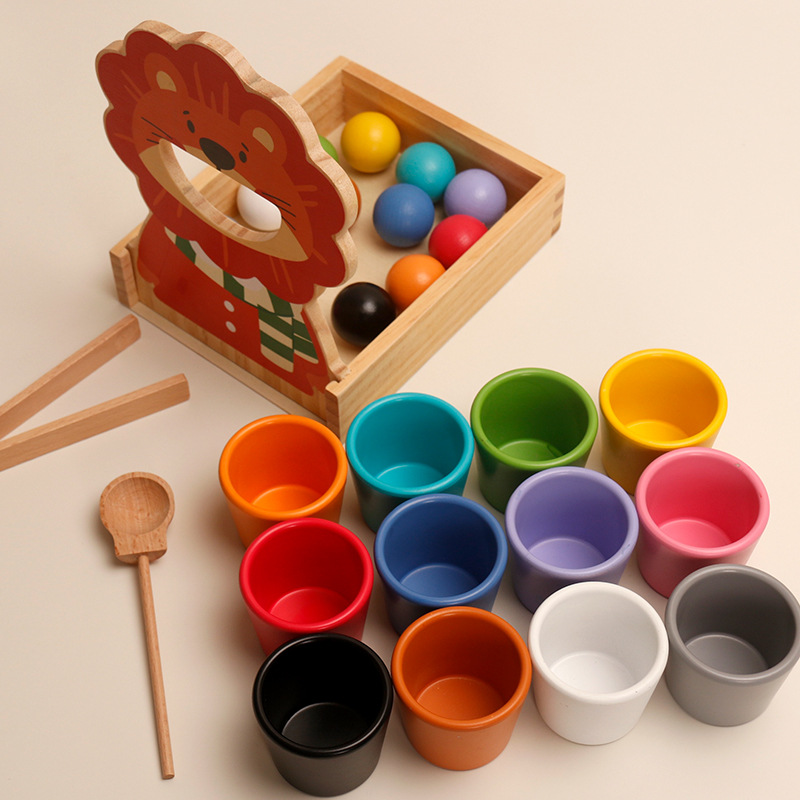 Образовательные пособия Монтессори Когнитивные игрушки Раннее развитие Мелкая моторика 2 года