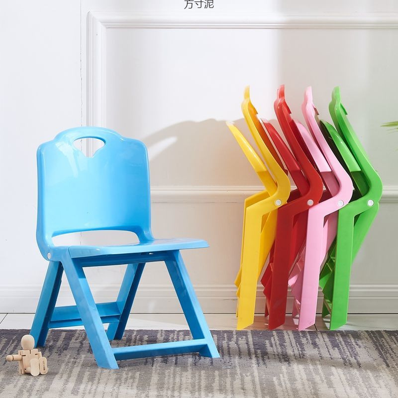 Складной детский стул, маленькая скамейка для детского сада, пластиковый табурет