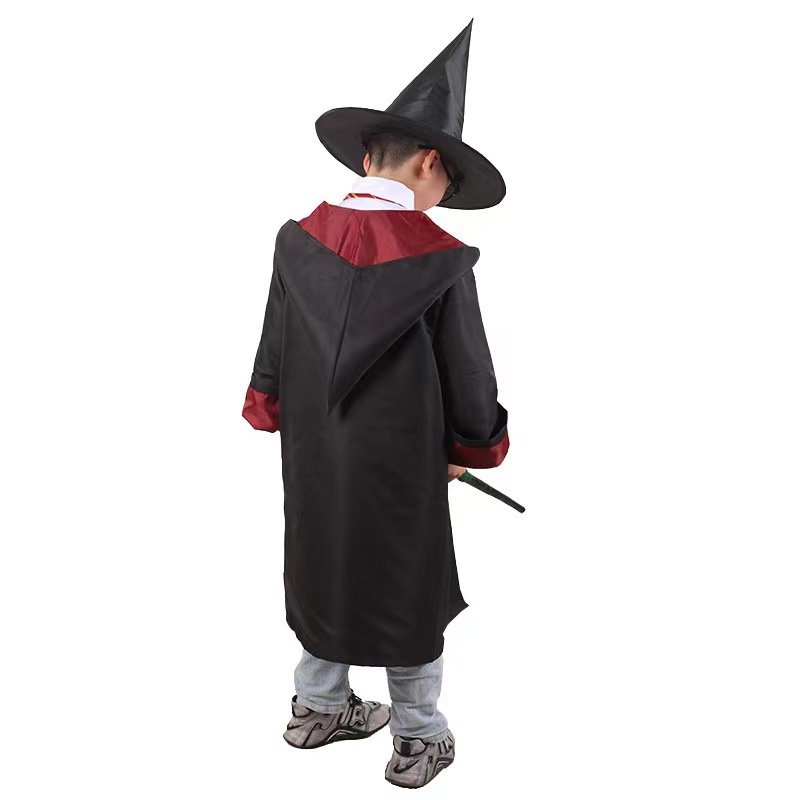 Harry Potter Academy Robe Same Style Cos Costume Magic Robe Clothes Adult Children School Uniform Cloak Cloak