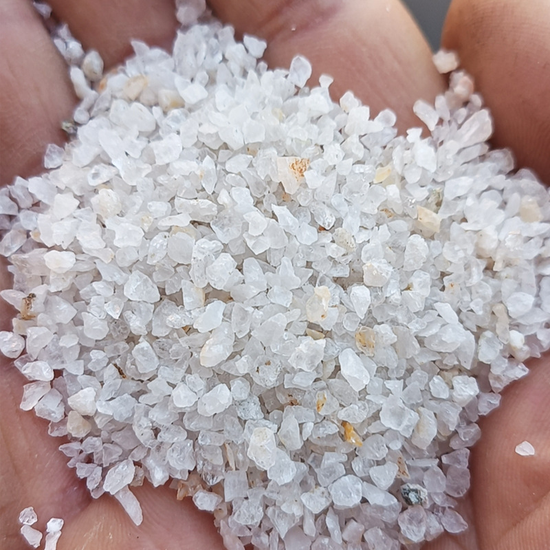 Exquisite Quartz Sand Sewage Treatment Filter Material Ceramic Casting Sand Blasting Artificial Marble Sand Painting Texture Painting Quartz Sand