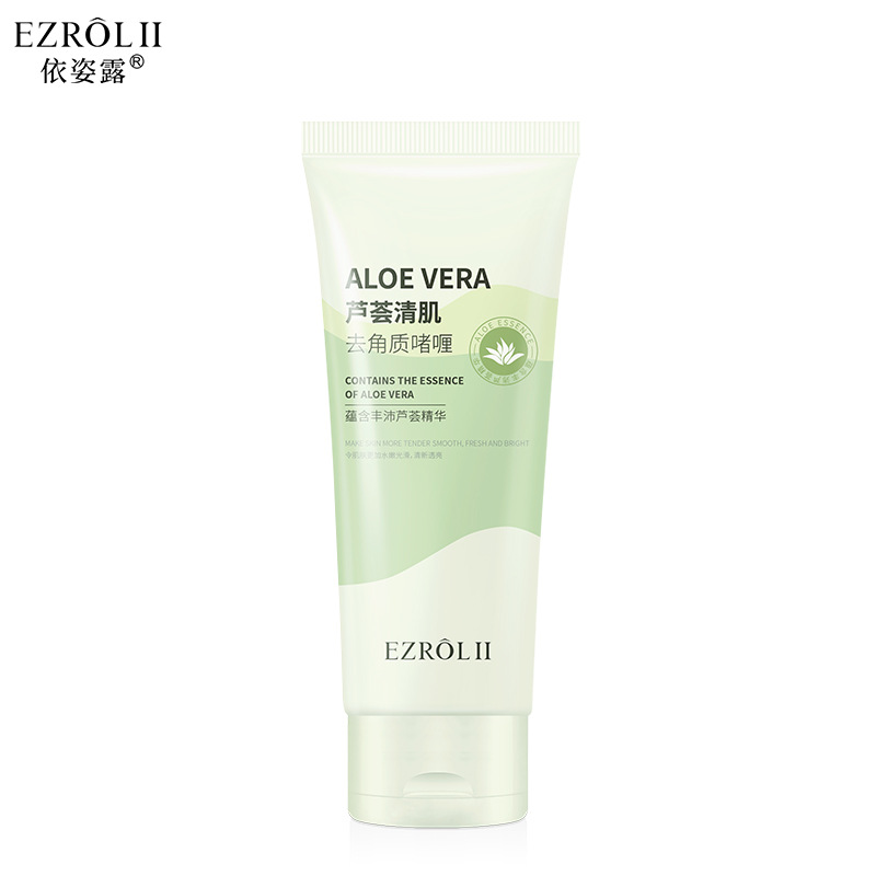 Yizi Dew Aloe Cleansing and Exfoliating Gel 100g Hydrating, Moisturizing, Cleansing and Exfoliating Facial Skin Care Products Wholesale