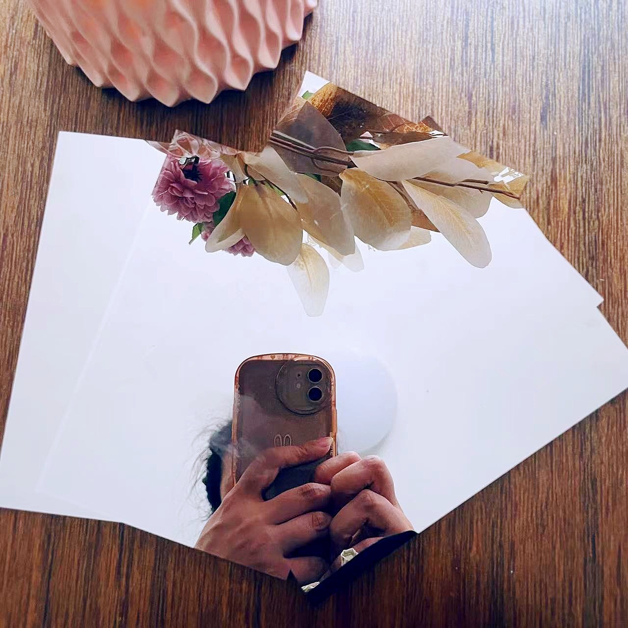 Half lens abyss mirror glass mirror wholesale HD multi-layer mirror LED color meteor light infinite mirror lens