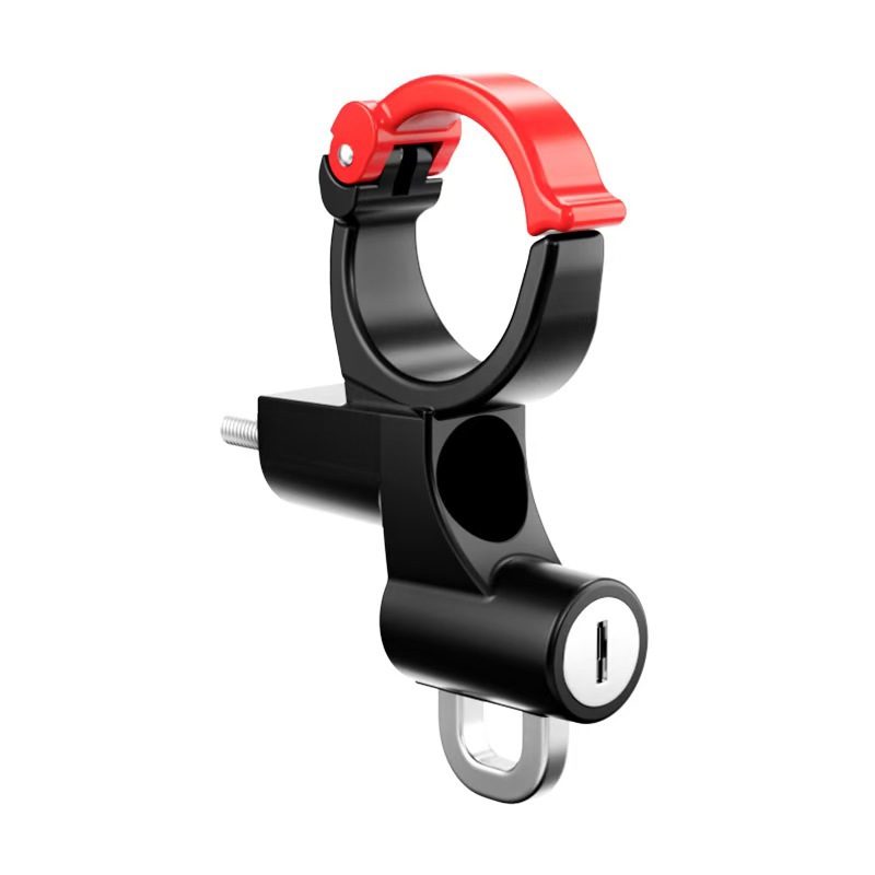 Electric Scooter Front Hook, No-Drill Installation, Battery Bicycle Hanging Hook, Scooter Helmet Lock, Anti-Theft Lock