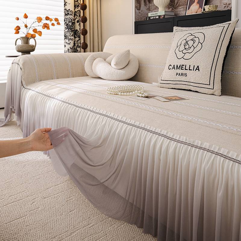2025 New Four-Season Fresh Imitation Cotton and Linen Sofa Towel-Su Mo