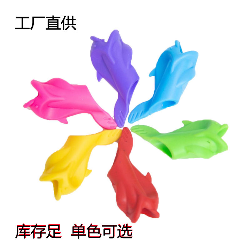 Корректор позы при письме в виде дельфина, гелевый карандаш