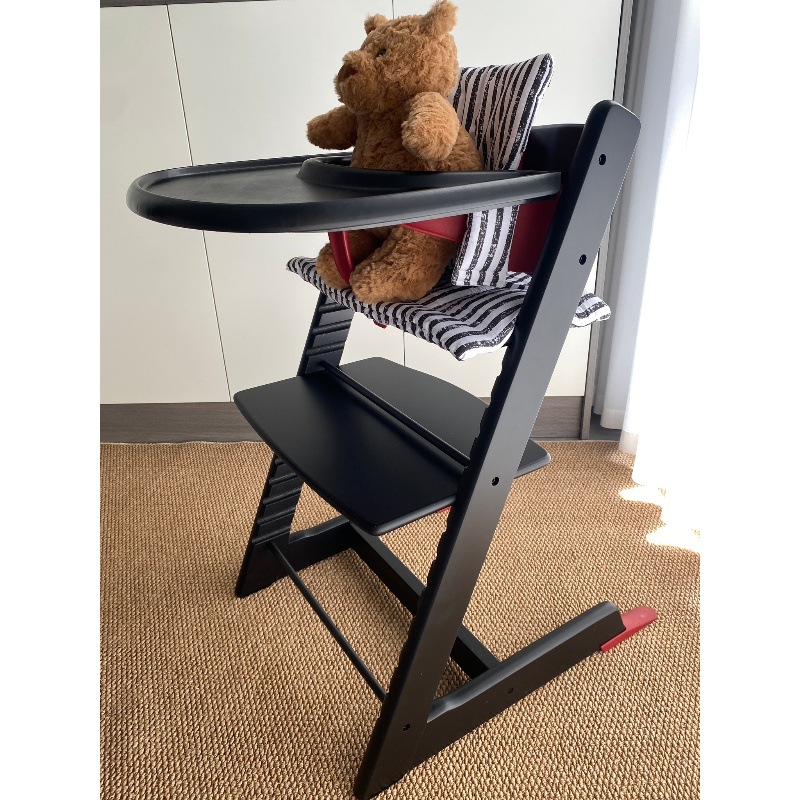 Children's Growth Chair, Baby Dining Chair, Solid Wood Dining Chair, Household Chair, Beech Wood, Multifunctional Baby Dining Chair