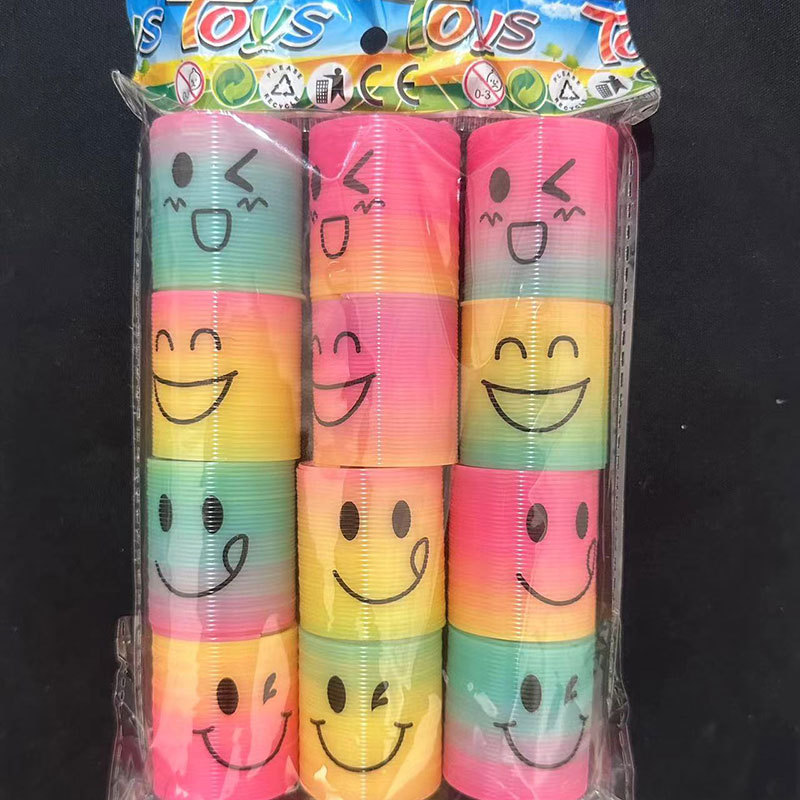 Cross-Border Hot Selling Mini Rainbow Circle Children's Spring Circle Magic Circle Stacking Circle Christmas Halloween Gift