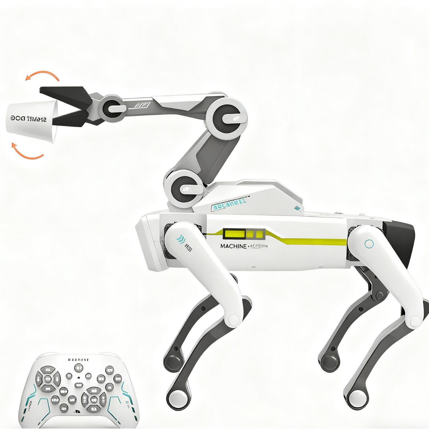 New Smart Remote Control Robot Dog Ai Programming Children's Educational Remote Control Toy Dog Birthday Gift for Little Boys Large Size