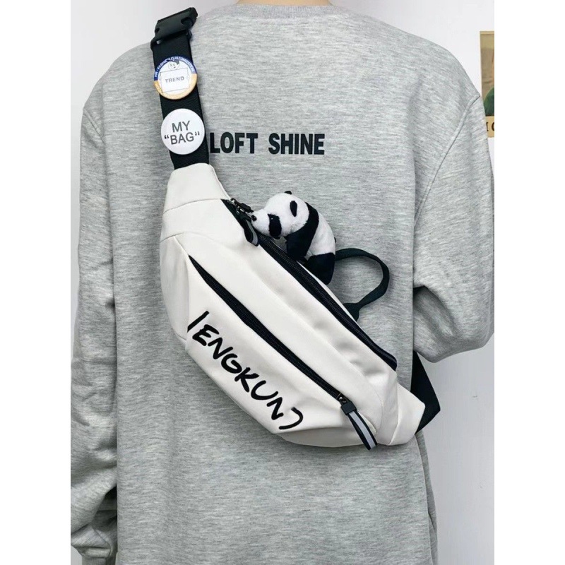 Популярная сумка через плечо для мужчин, японский стиль, повседневная, простая, для мобильного телефона