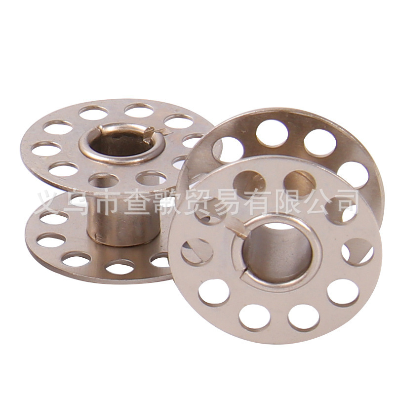 (Bulk) Household Sewing Machine Accessories Bobbin Vintage Household Machine Accessories Iron Nickel Plated Card Slot No Card Slot Bobbin